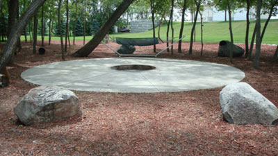 Concrete Services Of Cement And Masonry, Fire Pit On Concrete Slab