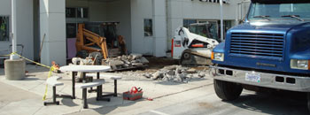 Voehl Construction Inc. provides additional services including Asphalt Removal, Cleaning & Sealing, Concrete Removal, Drain Tiling, Light Excavating and Spancrete installation.