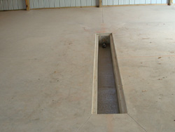 Floor Drain in Shop Floor