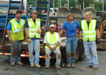 Voehl Construction Inc. employs skilled, dedicated craftsman with years of experience in cement work.