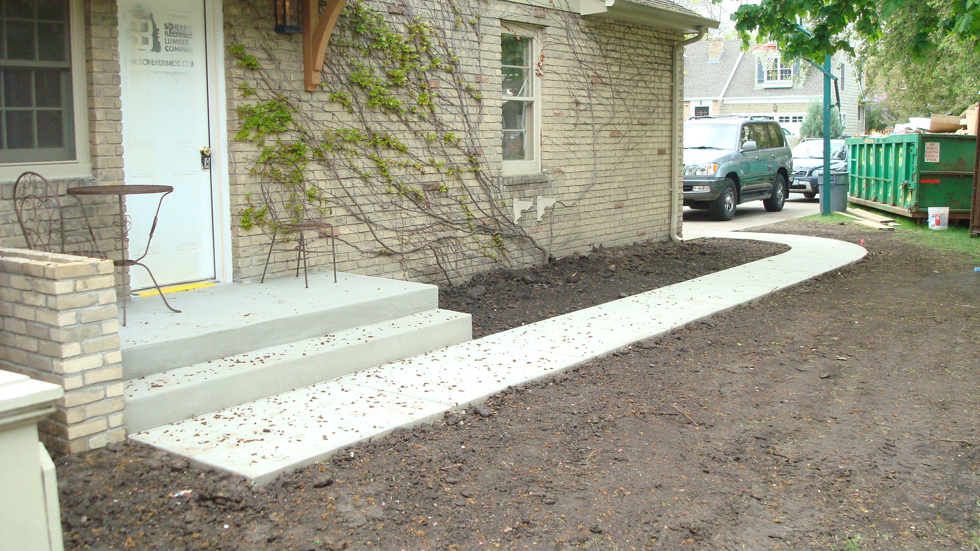 Residential and Commercial flatwork pouring and blockwork masonry services from Voehl Construction Inc.
