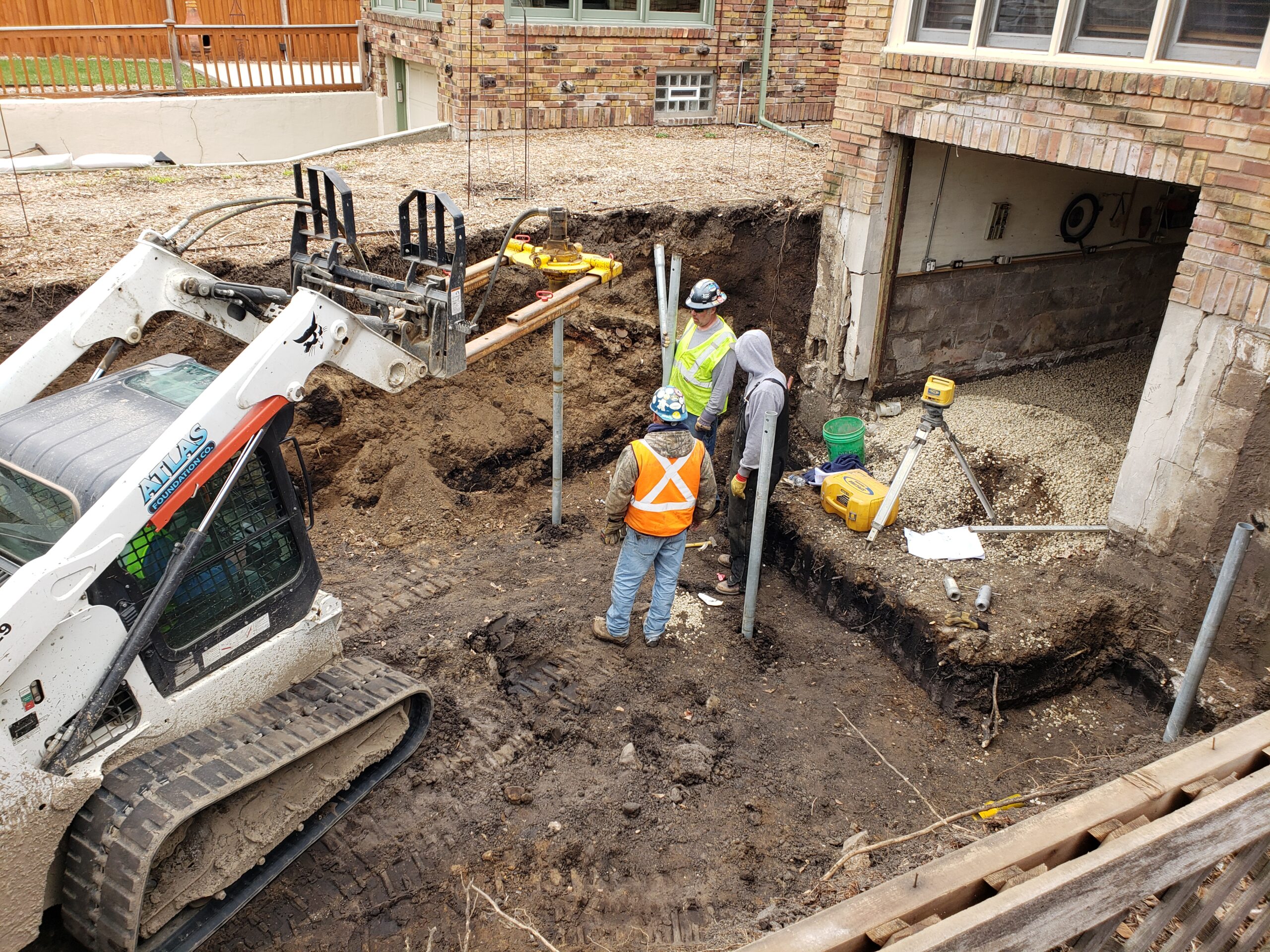 Hole digging and custom excavating projects for driveways, foundations, garages, pools and other commercial and residential applications and properties in the Twin Cities metro area.