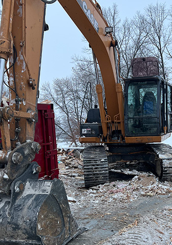 Voehl Construction Inc. provides expert excavating, demolishing and concrete pouring services.