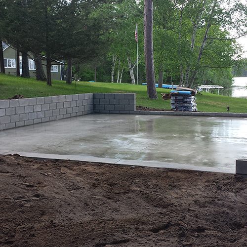 Voehl Construction provides concrete flatwork pouring and finishing and blockwork and foundation masonry services for the greater Twin Cities metro area.